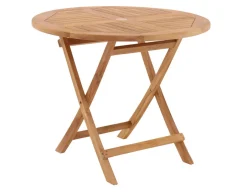 Havemøbelland Prag Teak Havebord - Ø 90 cm
