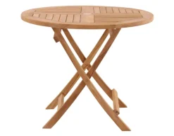 Havemøbelland Prag Teak Havebord - Ø 90 cm
