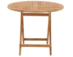 Havemøbelland Prag Teak Havebord - Ø 90 cm