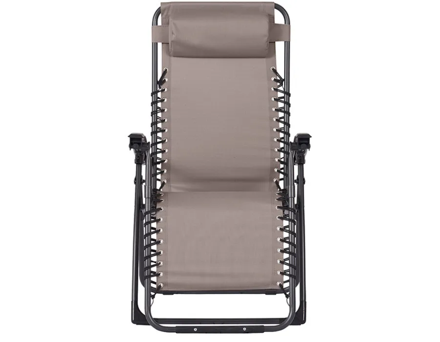 Havemøbelland Relax stol - Sort/Taupe