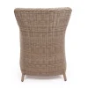 Havemøbelland Rio Dusty Cafesæt m/2 spisestole - Ø 70 cm - m/vandafv. hynder