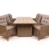 Havemøbelland Rio Dusty Havemøbelsæt m/6 loungestole - 94x210 cm - m/vandafv. hynder