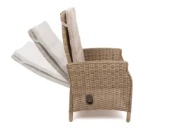Havemøbelland Rio Dusty Havemøbelsæt m/6 pos stole - 94x210 cm - m/vandafv. hynder