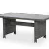 Havemøbelland Rio Grå Diningbord - 86x160 cm