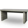 Havemøbelland Rio Grå Havemøbelsæt m/6 spisestole - 94x210 cm