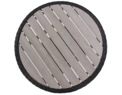 Havemøbelland Rio Sort Cafebord - Ø 70 cm