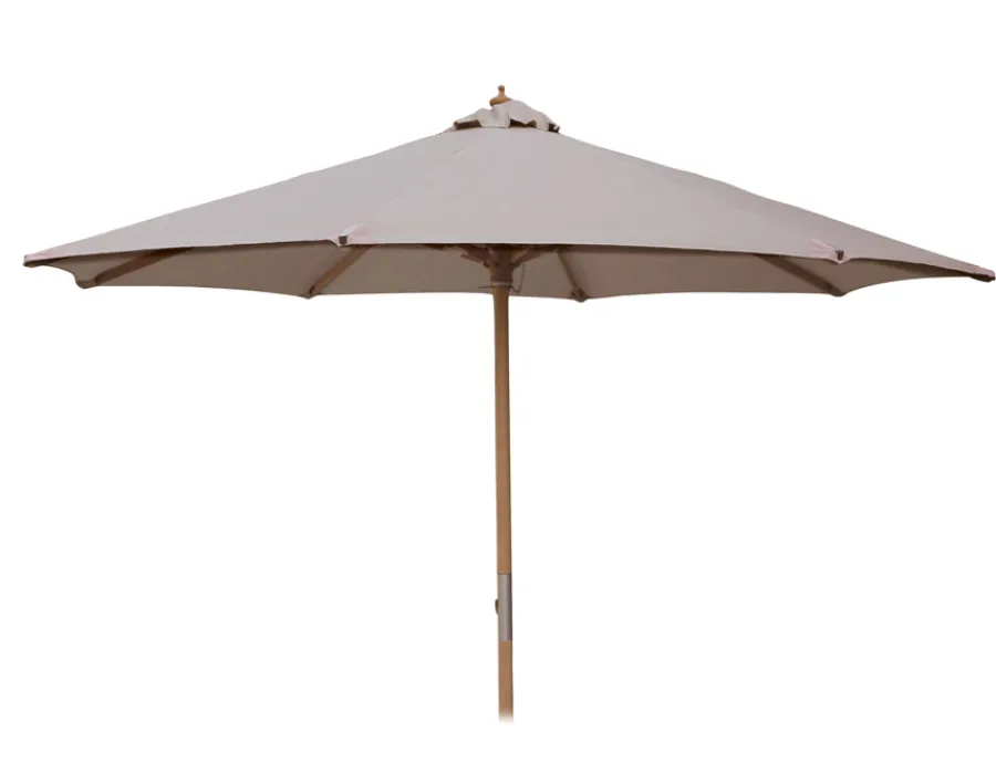 Havemøbelland Saga Parasol Ø 3 meter - 2-delt - Beige