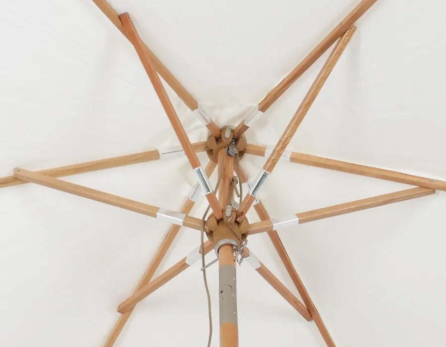 Havemøbelland Saga Parasol Ø 2,5 meter m/tilt - Beige