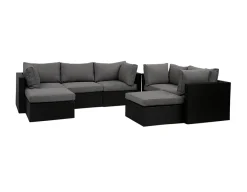 Havemøbelland Sala Modul loungesæt 3+2 personers sofa m/vandafv. hynder