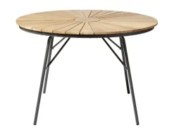 Havemøbelland Samsø Havebord - Ø90 cm - Grå