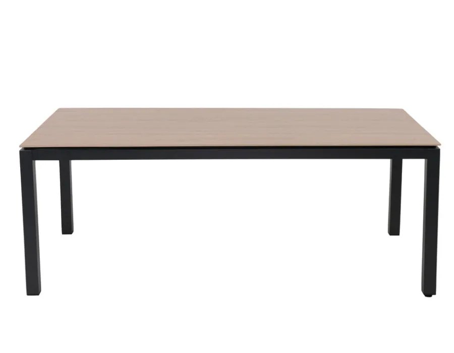 Havemøbelland Selma Havebord - Silicate - 100x200 cm - Antracitgrå