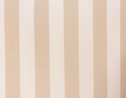 Havemøbelland Signe Parasol Ø 3 meter - 2-delt - Hvid/Beige stribet