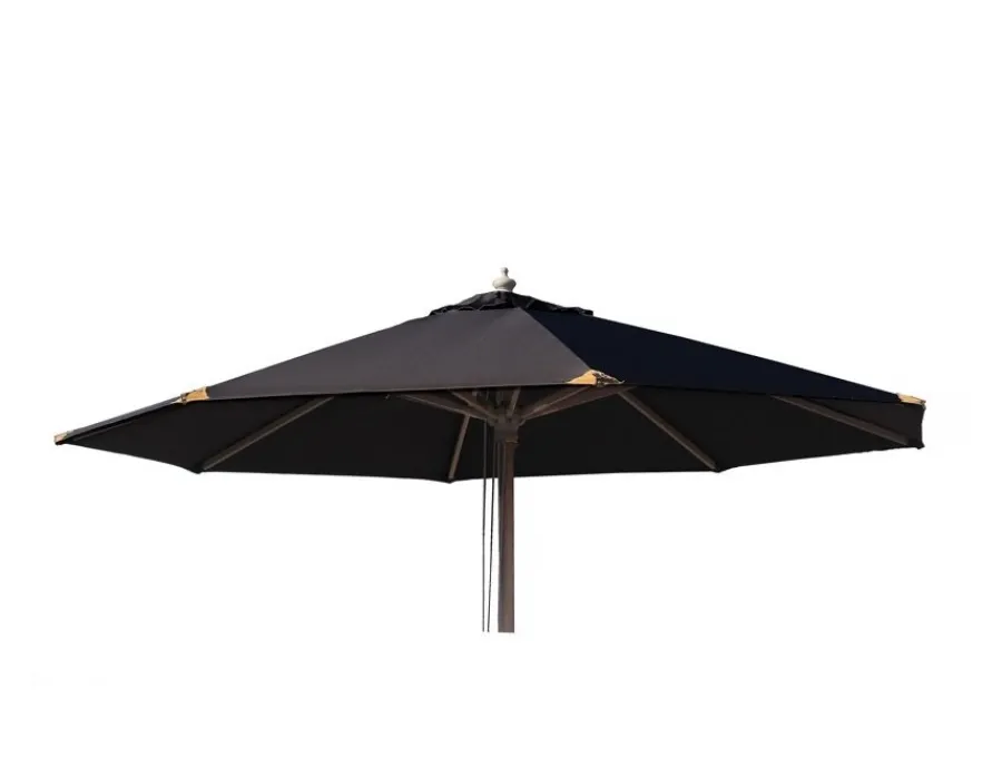 Havemøbelland Signe Parasol Ø 3 meter - 2-delt - Sort