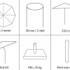 Havemøbelland Signe Parasol Ø 2,5 meter m/tilt - Hvid/Beige Stribet