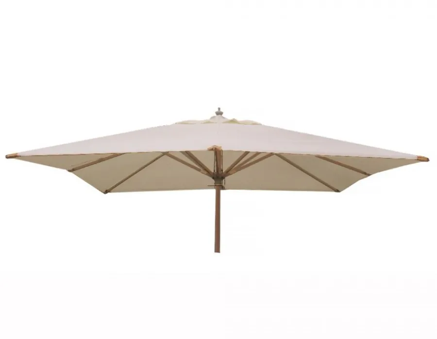 Havemøbelland Signe Parasol 2,5 x 2,5 meter M/tilt Natur