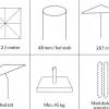 Havemøbelland Signe Parasol 2,5 x 2,5 meter M/tilt Sort