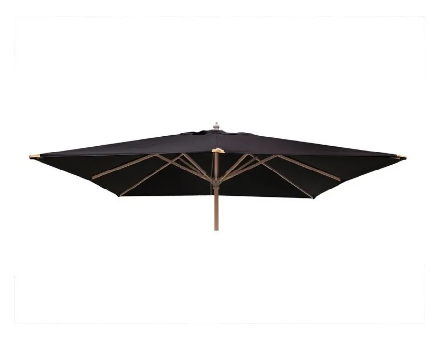 Havemøbelland Signe Parasol 2,5 x 2,5 meter M/tilt Sort