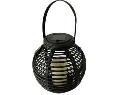 Havemøbelland Solar lanterne, sort, Ø:21 x H: 21 cm