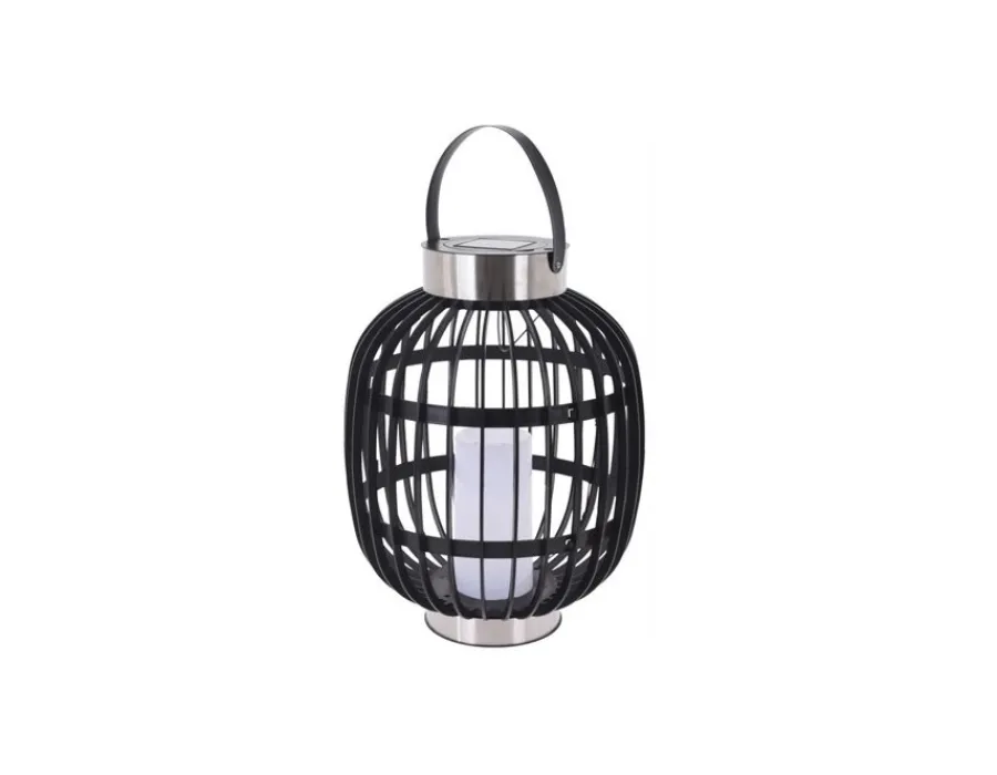 Havemøbelland Solar lanterne, sort, Ø:35 x H: 44 cm