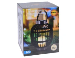 Havemøbelland Solar lanterne, sort, Ø:35 x H: 44 cm