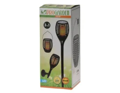 Havemøbelland Solar LED-fakkel, 3-i-1, Ø:12 x H: 78 cm