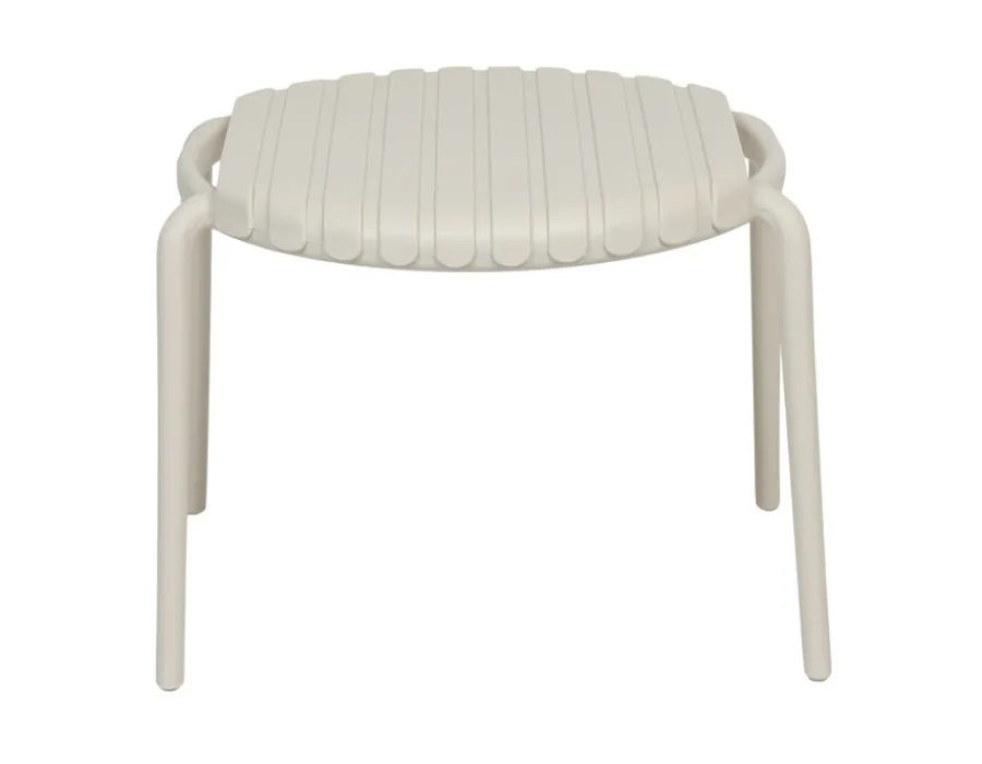 Havemøbelland Sonja Sidebord - Ø50 cm - Beige