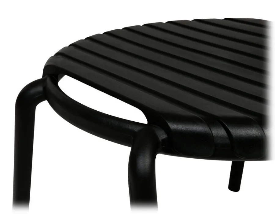 Havemøbelland Sonja Sidebord - Ø50 cm - Sort