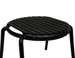 Havemøbelland Sonja Sidebord - Ø50 cm - Sort