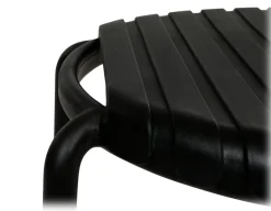 Havemøbelland Sonja Sidebord - Ø50 cm - Sort