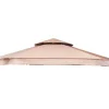 Havemøbelland Tag til Luxus Pavillon 6-kantet Ø 4 meter - Beige