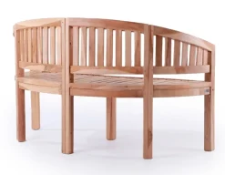 Havemøbelland Teak Bananbænk