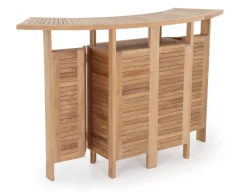 Havemøbelland Teak barsæt m/2 barstole