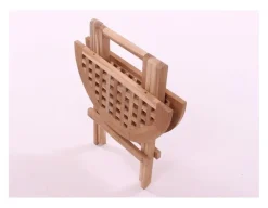 Havemøbelland Teak Klapbord rundt