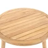 Havemøbelland Teak Sidebord - Ø50 cm