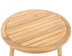 Havemøbelland Teak Sidebord - Ø50 cm