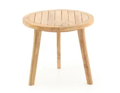 Havemøbelland Teak Sidebord - Ø50 cm