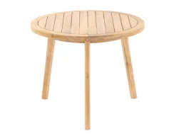 Havemøbelland Teak Sidebord - Ø65 cm