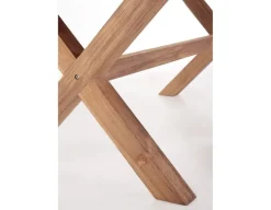 Havemøbelland Thor Teak Plankebord m/x-legs - 100x240 cm