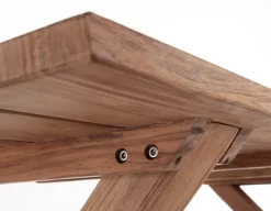 Havemøbelland Thor Teak Plankebord m/x-legs - 100x240 cm