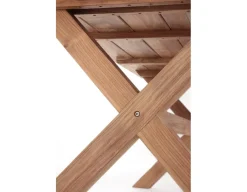 Havemøbelland Thor Teak Plankebord m/x-legs - 90x200 cm