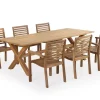 Havemøbelland Thor Teak X-leg 240 Pala Havemøbelsæt