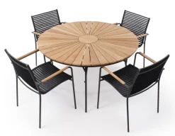 Havemøbelland Tika Classic Samsø 130 cm Havemøbelsæt - Grå
