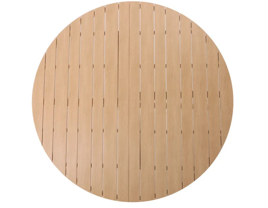 Havemøbelland Tina Geneve Havemøbelsæt m/6 stole - Ø178 cm - Gråhvid/Dusty