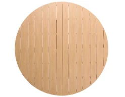 Havemøbelland Tina Havebord - Ø: 152 Cm - Teak Look/Gråhvid