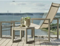 Havemøbelland Vevi Fodskammel - 56x45 cm - Beige