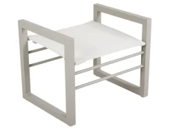 Havemøbelland Vevi Fodskammel - 56x45 cm - Beige