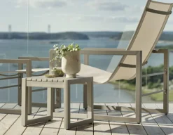 Havemøbelland Vevi Sidebord - 40x40x35 cm - Beige
