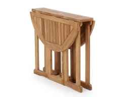 Havemøbelland Vilma Teak Foldebord - Ø90 cm
